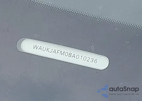 2011 Audi A3 Premium Plus z USA, uszkodzony, nr VIN WAUKJAFM0BA010236